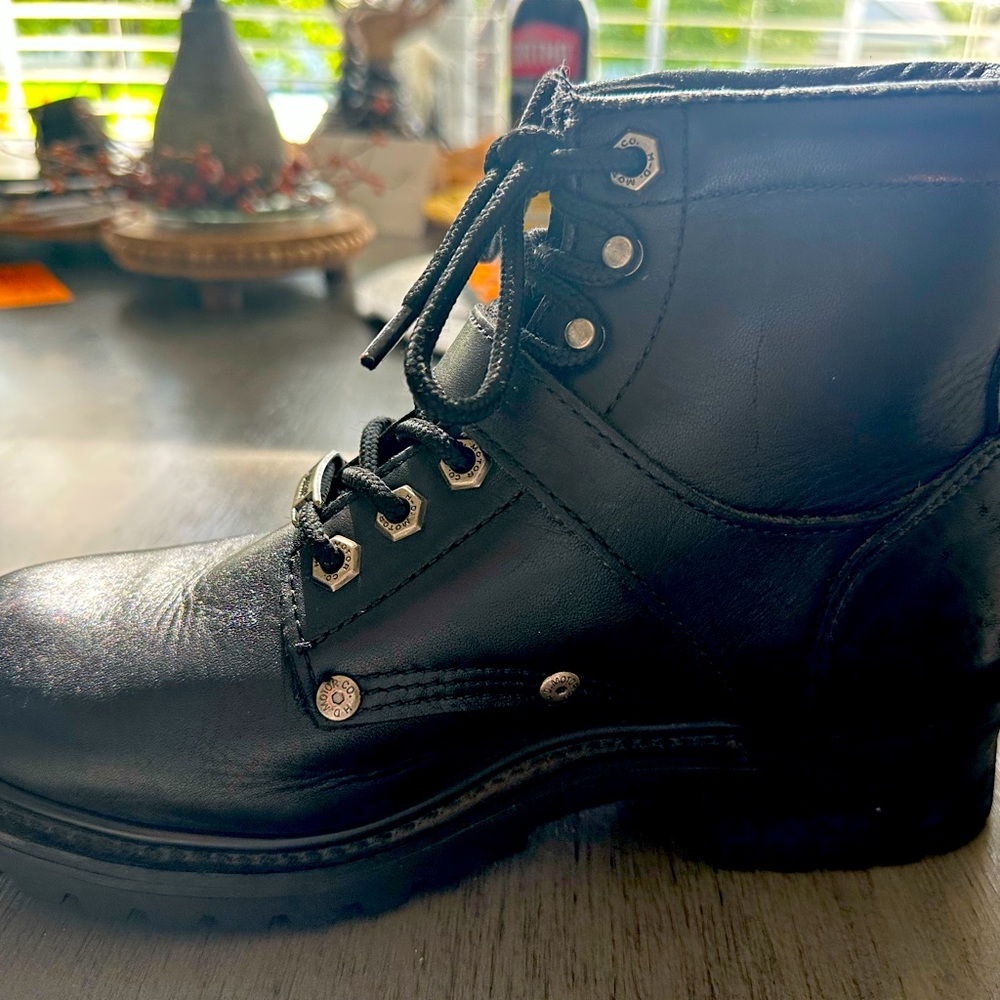 Harley-Davidson Lace up Leather Riding Boots.